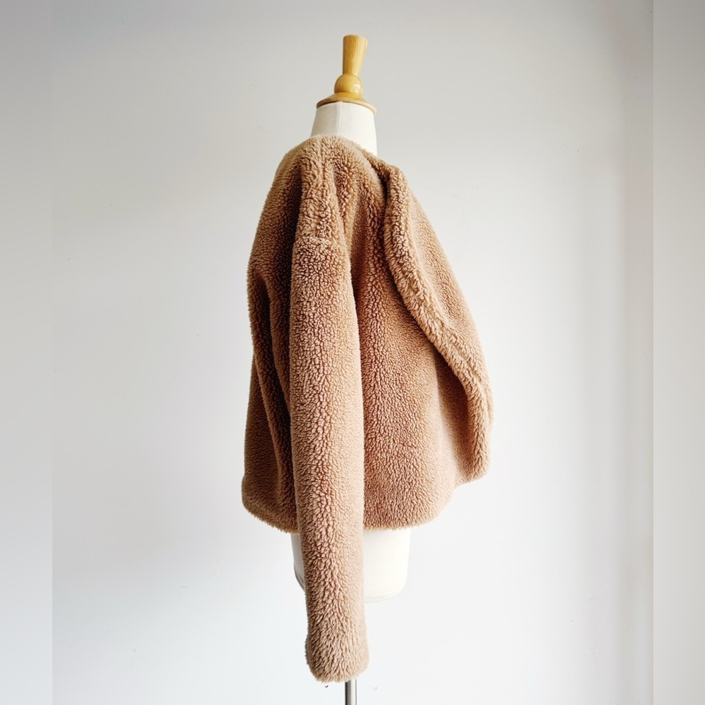 TREASURE & BOND Teddy Faux Shearling Jacket – Size XS - Picture 4 of 6